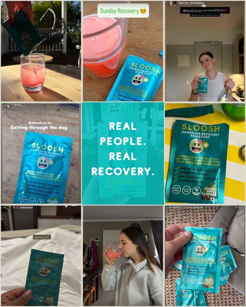 The Weekend Warrior Deal - 3 +1 Single SLOOSH ™ Sachets