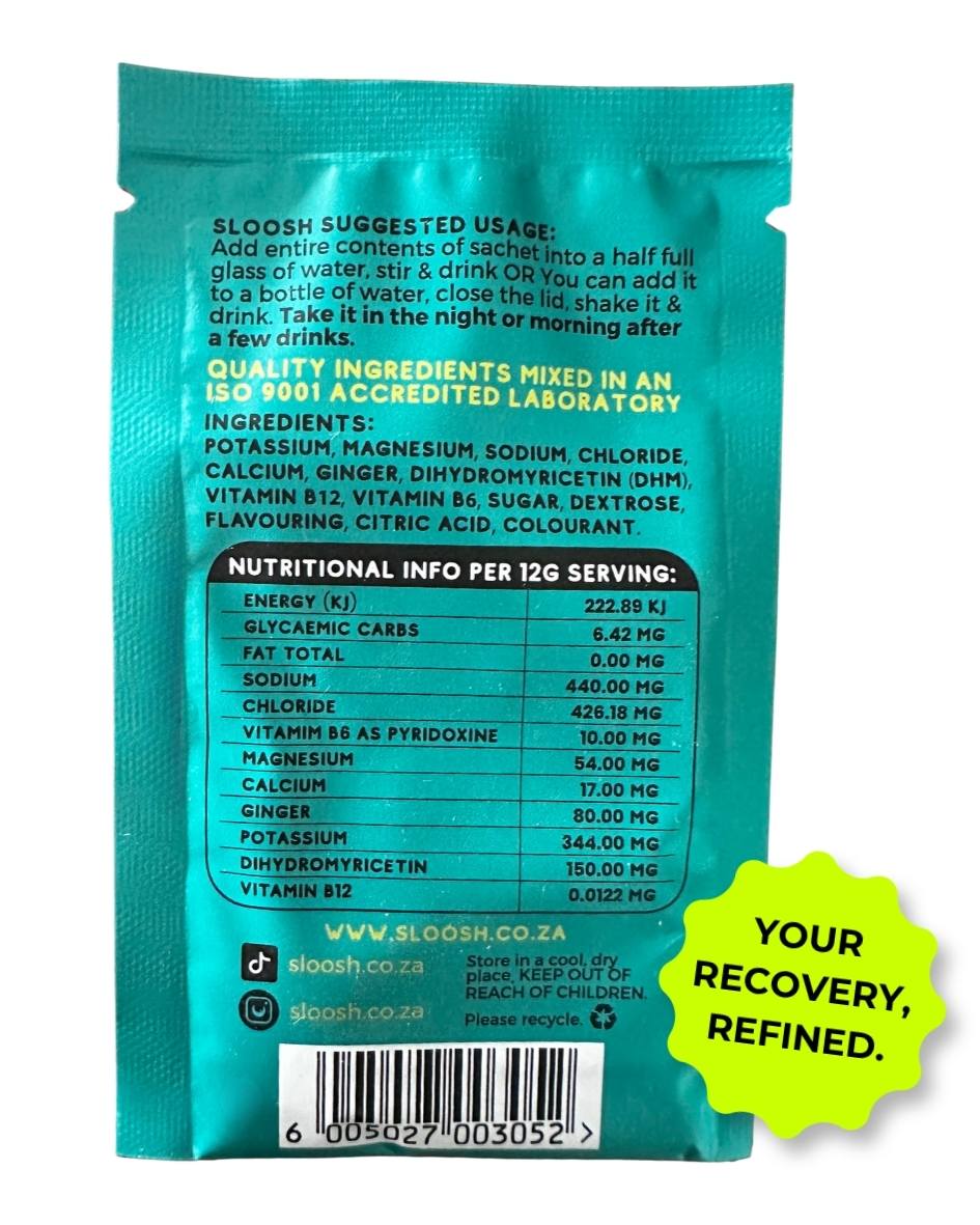 The Weekend Warrior Deal - 3 +1 Single SLOOSH ™ Sachets