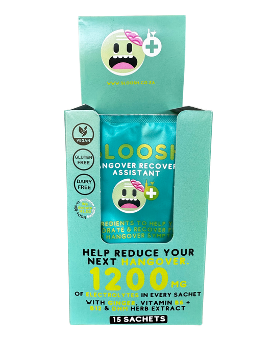 Box Of Sloosh - 15 x 13g Sachet - Hangover Recovery Assistant